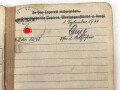 Soldbuch Luftwaffe, ausgestellt am 20.2.1940 bei Flughafen Betriebsstoff Kolonne 4.