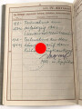 Wehrpaß Heer, eingestellt am 14.4.42 bei Gebirgsjäger Ersatz Btl. 100 Bad Reichenhall.