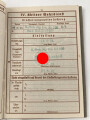 Wehrpaß Heer, eingestellt am 14.4.42 bei Gebirgsjäger Ersatz Btl. 100 Bad Reichenhall.
