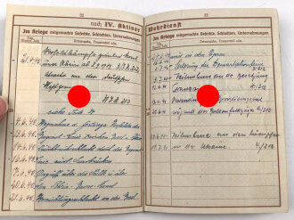 Wehrpaß Heer, eingestellt am 5.9.38 bei Infanterie Regiment 115.