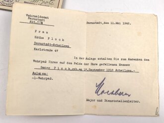 Wehrpaß Heer, eingestellt am 5.9.38 bei Infanterie...