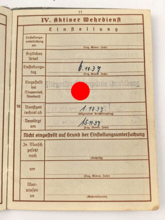 Luftwaffe, Wehrpaß und Soldbuch  in Hülle