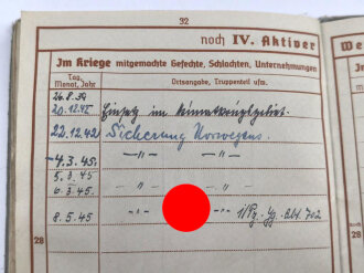 Luftwaffe, Wehrpaß und Soldbuch  in Hülle