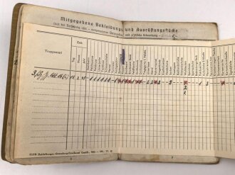 Luftwaffe, Wehrpaß und Soldbuch  in Hülle