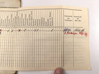 Luftwaffe, Wehrpaß und Soldbuch  in Hülle