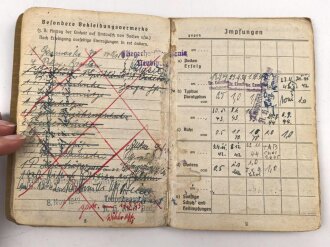 Luftwaffe, Wehrpaß und Soldbuch  in Hülle
