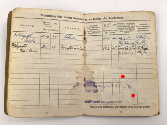 Luftwaffe, Wehrpaß und Soldbuch  in Hülle