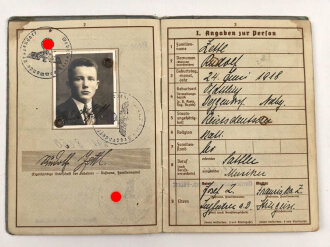 Luftwaffe, Wehrpaß und Soldbuch  in Hülle