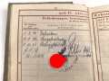 Wehrpaß Heer, Zweitschrift. Eingestellt am 26.8.39 bei Feld Artillerie Regiment 4.