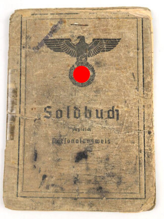 Soldbuch Heer, ausgestellt im Felde am 13.11.1942 bei Grenadier Regiment 422.