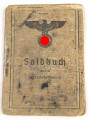 Soldbuch Heer, ausgestellt im Felde am 13.11.1942 bei Grenadier Regiment 422.