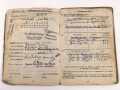 Soldbuch Heer, ausgestellt im Felde am 13.11.1942 bei Grenadier Regiment 422.