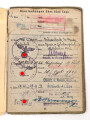 Soldbuch Heer, ausgestellt im Felde am 13.11.1942 bei Grenadier Regiment 422.