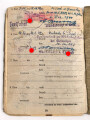 Soldbuch Heer, ausgestellt im Felde am 13.11.1942 bei Grenadier Regiment 422.