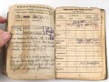 Soldbuch Heer, ausgestellt im Felde am 13.11.1942 bei Grenadier Regiment 422.