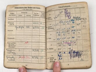 Soldbuch Heer, ausgestellt am 29.7.1943 bei Grenadier Ersatz Btl. 444