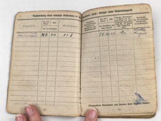 Soldbuch Heer, ausgestellt am 29.7.1943 bei Grenadier Ersatz Btl. 444