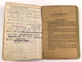 Soldbuch Heer, ausgestellt am 29.7.1943 bei Grenadier Ersatz Btl. 444