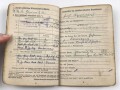 Soldbuch Heer, ausgestellt am 29.7.1943 bei Grenadier Ersatz Btl. 444
