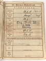 Wehrpaß Heer, eingestellt am 26.8.35 bei Ergänzungs Batl. 35 Nürnberg.