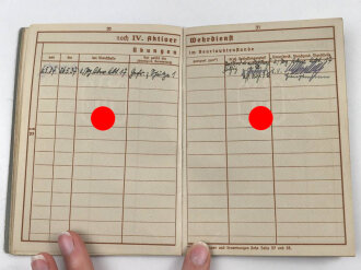 Wehrpaß Heer , eingestellt am  21.1.1915.