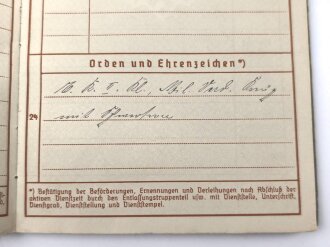 Wehrpaß Heer , eingestellt am  21.1.1915.