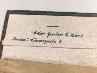 Deutsches Reich Soldbuch Hülle, stark gebraucht