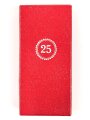 Treudienst Ehrenzeichen für 25 Jahre. Guter Zustand, am Band mit Tragenadel. Im Etui von Friedrich Keller Metallschmuckfabrik Oberstein