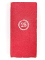 Treudienst Ehrenzeichen für 25 Jahre. Guter Zustand, am Band mit Tragenadel. Im Etui von R. Souval Wien VII.