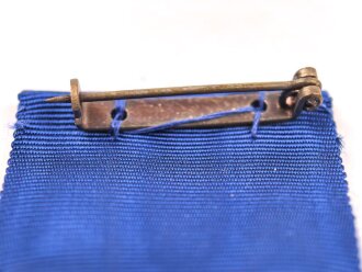 Treudienst Ehrenzeichen für 25 Jahre. Guter Zustand, am Band mit Tragenadel. Im Etui von Friedrich Keller Metallschmuckfabrik Oberstein