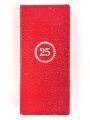 Treudienst Ehrenzeichen für 25 Jahre. Guter Zustand, am Band mit Tragenadel. Im Etui von Friedrich Keller Metallschmuckfabrik Oberstein