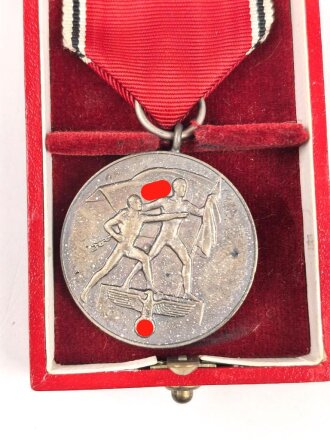 Anschlussmedaille Österreich 13. Oktober 1938 im Etui