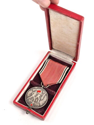Anschlussmedaille Österreich 13. Oktober 1938 im Etui