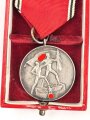 Anschlussmedaille Österreich 13. Oktober 1938 im Etui des Hauptmünzamt Wien