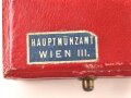 Anschlussmedaille Österreich 13. Oktober 1938 im Etui des Hauptmünzamt Wien