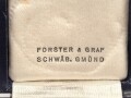 Ehrenkreuz der Deutschen Mutter ( Mutterkreuz ) in Gold mit Band im Etui, Hersteller Forster & Graf Schwäb. Gmünd