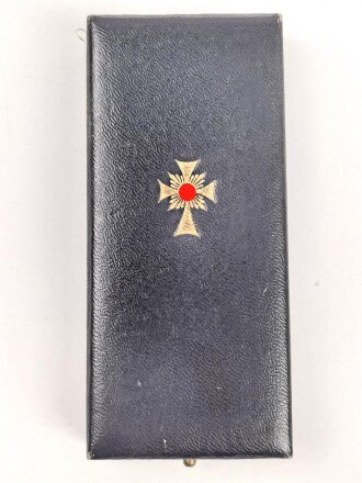 Ehrenkreuz der Deutschen Mutter ( Mutterkreuz ) in Gold mit Band im Etui, Hersteller Hans Gnad Wien VII