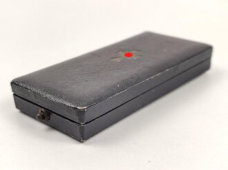 Ehrenkreuz der Deutschen Mutter ( Mutterkreuz ) in Gold mit Band im Etui, Hersteller Liefergemeinschaft Pforzheimer Innungen