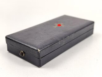 Ehrenkreuz der Deutschen Mutter ( Mutterkreuz ) in Gold mit Band im Etui, Hersteller Friedrich Linden Lüdenscheid