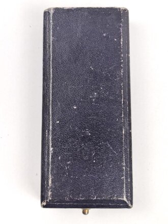 Ehrenkreuz der Deutschen Mutter ( Mutterkreuz ) in Gold mit Band im Etui, Hersteller R. Hauschild Pforzheim