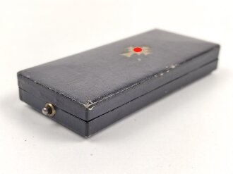 Ehrenkreuz der Deutschen Mutter ( Mutterkreuz ) in Gold mit Band im Etui, Hersteller R. Hauschild Pforzheim