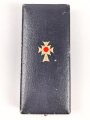 Ehrenkreuz der Deutschen Mutter ( Mutterkreuz ) in Gold mit Band im Etui, Hersteller R. Hauschild Pforzheim