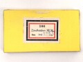 Pappverpackung " 100 Zündhütchen 92/36" ( für 2cm ) datiert 1943