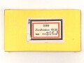 Pappverpackung " 100 Zündhütchen 92/36" ( für 2cm ) datiert 1943