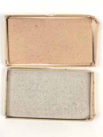 Pappverpackung " 100 Zündhütchen 92/36" ( für 2cm ) datiert 1943