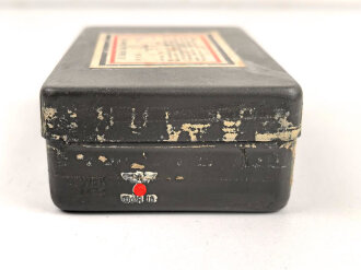 Transportkasten "15 Stück Zug-Zünder 35" datiert 1938