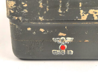 Transportkasten "15 Stück Zug-Zünder 35" datiert 1938