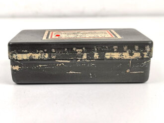 Transportkasten "15 Stück Zug-Zünder 35" datiert 1938