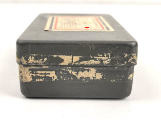 Transportkasten "15 Stück Zug-Zünder 35" datiert 1938