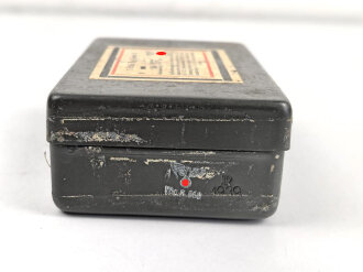 Transportkasten "15 Stück Zug-Zünder 35" datiert 1940